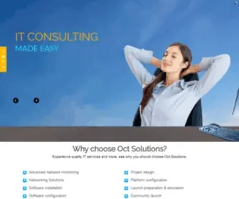 Octsolutions.com(Oct Solutions slider) Screenshot