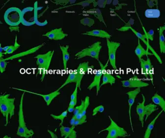 Octtherapies.com(Oct Therapies & Research) Screenshot