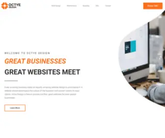 Octye.com(Maryland's Web Design Company) Screenshot