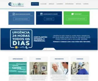 Oculare.com.br(Erro de banco de dados) Screenshot