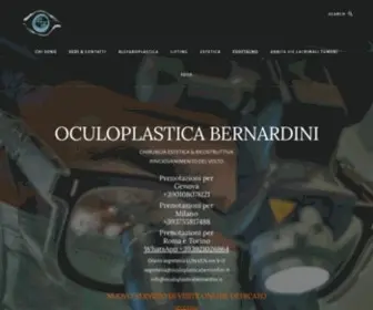 Oculoplasticabernardini.it(Oculoplastica e Chirurgia dello Sguardo) Screenshot