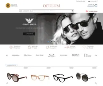 Oculum.com.br(Óculos de sol e de grau em todo o Brasil) Screenshot