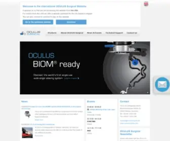 Oculussurgical.com(Oculussurgical) Screenshot