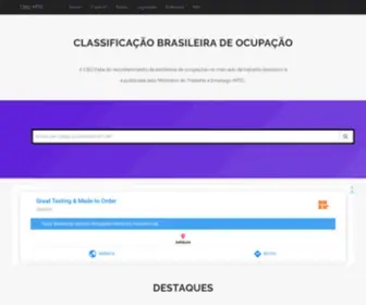 Ocupacoes.com.br(CBO) Screenshot