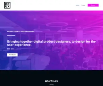 Ocux.org(User Experience Designers) Screenshot