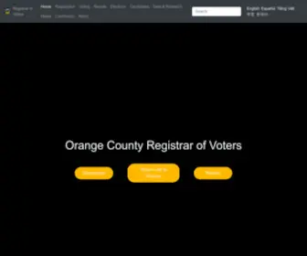 Ocvote.gov(OC Vote) Screenshot