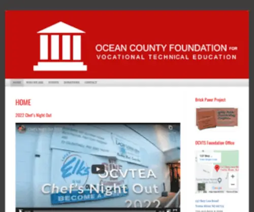 Ocvtsfoundation.org(Ocean County Foundation for Vocational Technical Education) Screenshot