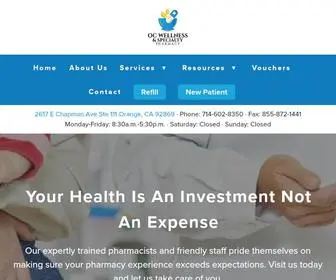 Ocwellnessandspecialtypharmacy.com(OC Wellness and Specialty Pharmacy) Screenshot