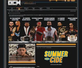 Ocwfed.com(Online Championship Wrestling) Screenshot