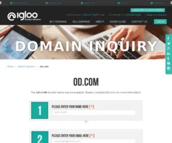 OD.com(This domain name is for sale) Screenshot