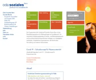 Oda-Soziales-Bern.ch(OdA Soziales Bern) Screenshot