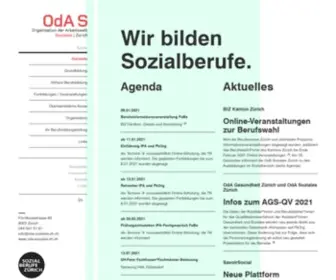 Oda-Soziales-ZH.ch(OdAS) Screenshot