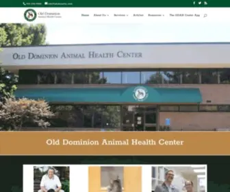 Odahcenter.com(Old Dominion Animal Health Center) Screenshot