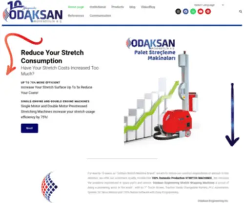 Odaksan.com(Palet Streç Makinası) Screenshot