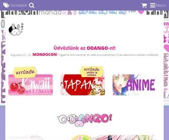 Odango.hu(Odango webáruház) Screenshot