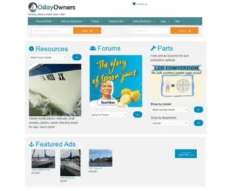 Odayowners.com(Resources for owners of Oday) Screenshot