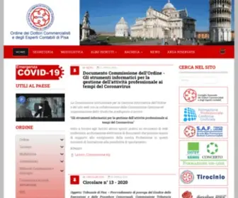 OdcecPisa.it(ODCEC Pisa) Screenshot