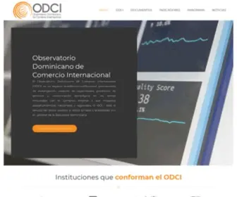 Odci.org.do(Observatorio Dominicano de Comercio Internacional) Screenshot