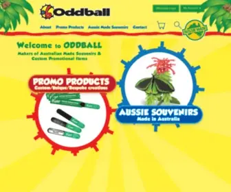 Oddball.com.au(OddBall makers of Australian Souvenirs & Promotional Products) Screenshot