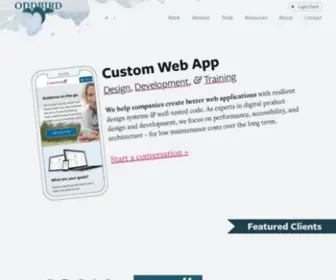 Oddbird.net(Custom Web App Design & Development For Humans) Screenshot