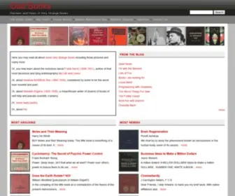 Oddbooks.co.uk(Odd Books) Screenshot