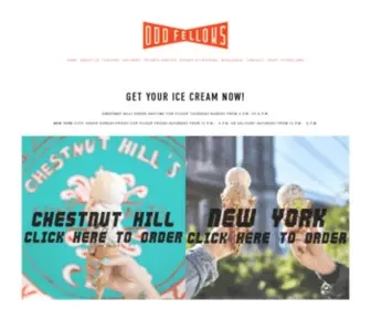 Oddfellowsnyc.com(Order your Favorite & Delicious Ice Cream Online) Screenshot