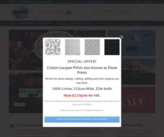 Oddies-Textiles.co.uk(Wholesale Fabrics) Screenshot