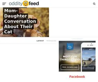Oddityfeed.com(My Blog) Screenshot