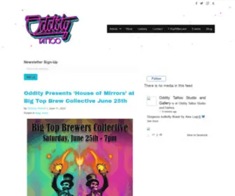 Odditytattoo.com(Oddity Tattoo) Screenshot