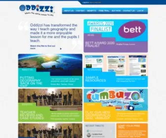 Oddizzi.com(Award winning real world geography for kids) Screenshot