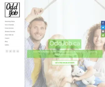 Oddjob.ca(Toronto’s best handyman as voted by Toronto Star readers and Homestars) Screenshot