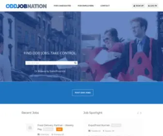 Oddjobnation.com(Odd Job Nation) Screenshot