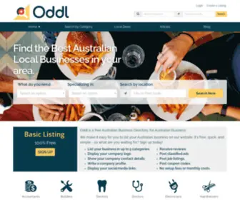 ODDL.com.au(Find Local Businesses) Screenshot