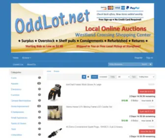 Oddlot.net(Auction) Screenshot