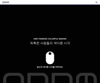 ODDM.co.kr(WE CHANGE DAILY LIFE WITH CREATIVE & ODD MOBILE SERVICE 독창적이고 독특한(ODD)) Screenshot