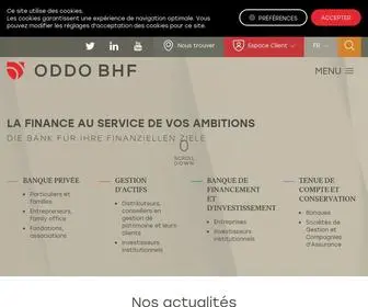 Oddo.fr(ODDO BHF) Screenshot