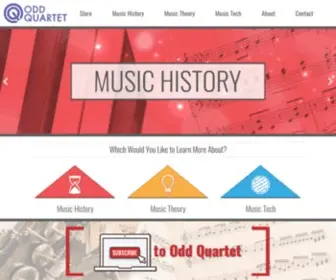 Oddquartet.com(Odd Quartet) Screenshot