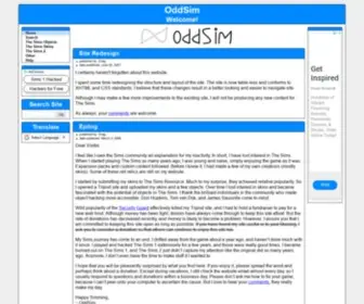 Oddsim.com Screenshot