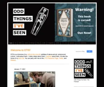 Oddthingsiveseen.com(OTIS (Odd Things I've Seen)) Screenshot