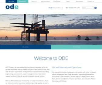 Ode-LTD.co.uk(ODE Group) Screenshot