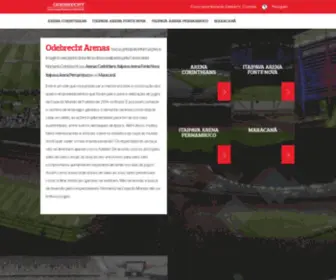 Odebrechtarenas.com.br(Odebrecht Arenas) Screenshot