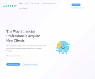 Odegee.com(The Way Financial Professionals Acquire New Clients) Screenshot