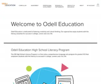 Odelleducation.com(Odell Education) Screenshot