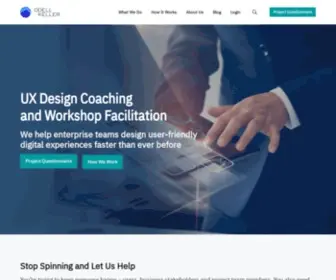 Odellkeller.com(UX Design Coaching) Screenshot