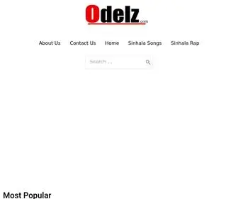 Odelz.com(Download Sinhala Songs Mp3 For Free) Screenshot