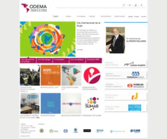 Odema.org(Organización) Screenshot