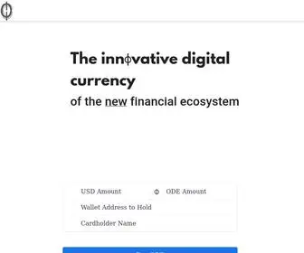 Ode.money(Digital Currency) Screenshot