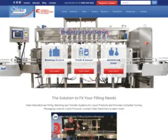 Odencorporation.com(Oden Machinery) Screenshot