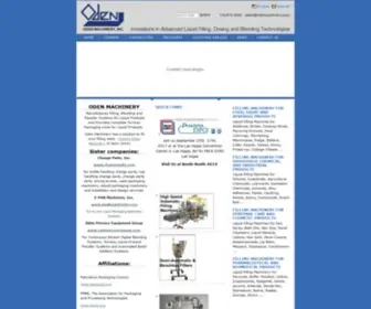 Odenmachinery.com(Oden Machinery) Screenshot