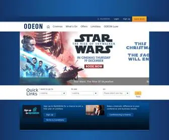 Odeon.co.uk(ODEON Cinemas) Screenshot